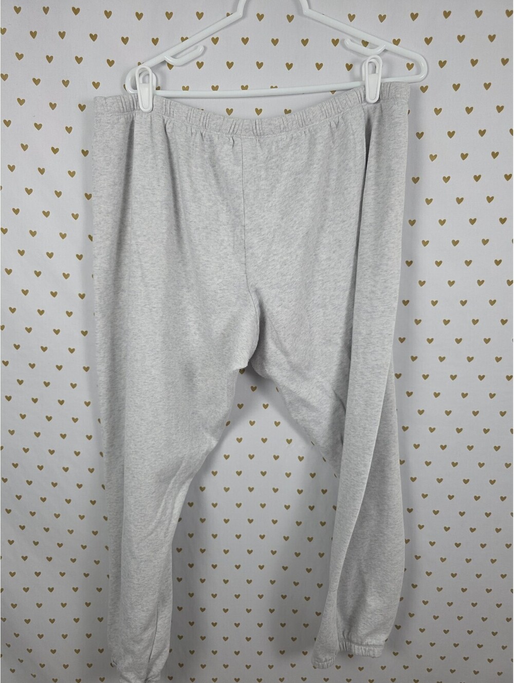Victorias Secret PINK Rainbow Logo Gradient Sweats sweatpants Grey XXL 2XL - Picture 6 of 6